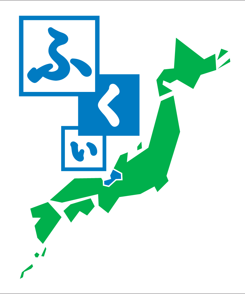 福井県地図デザイン