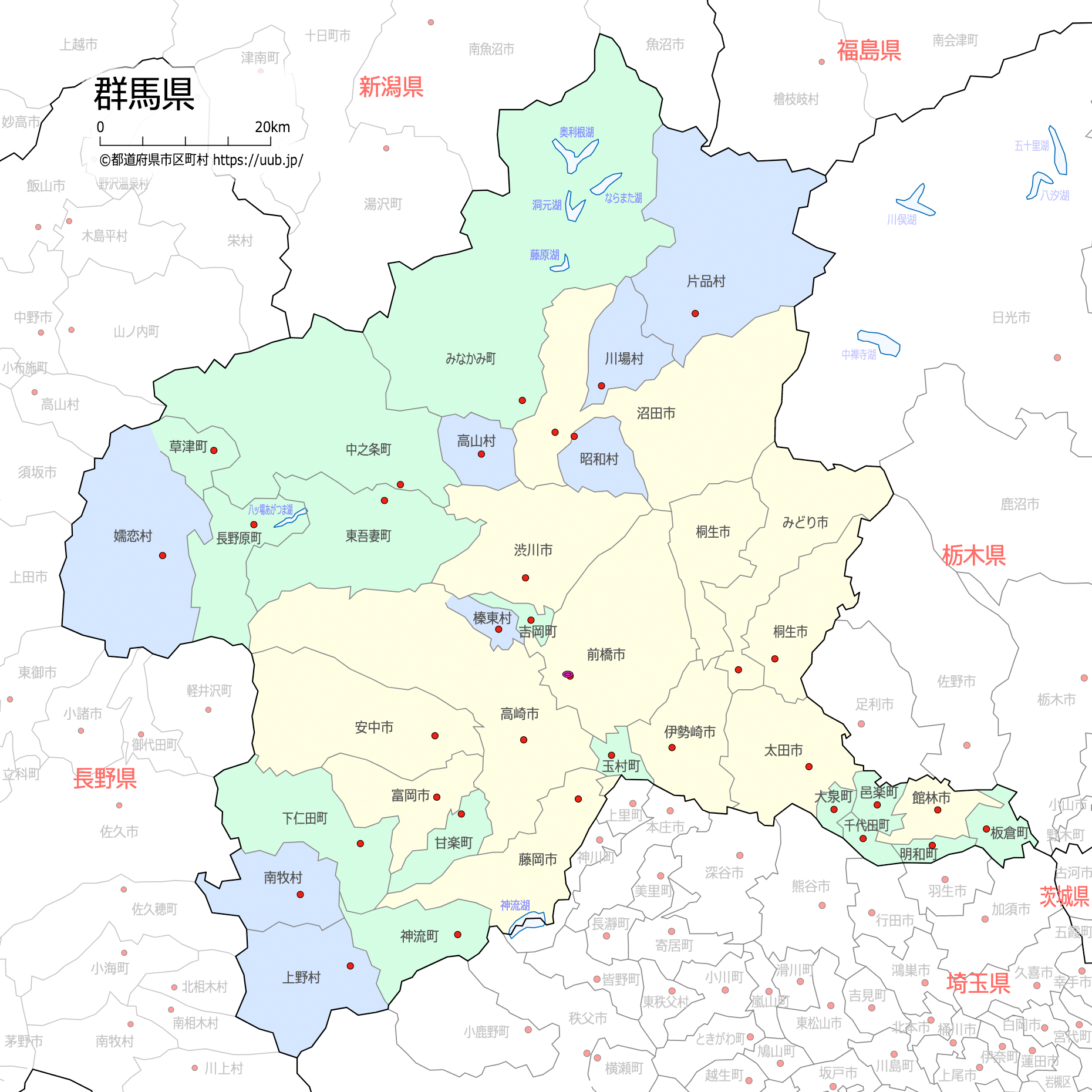 埼玉 県 市町村 地図